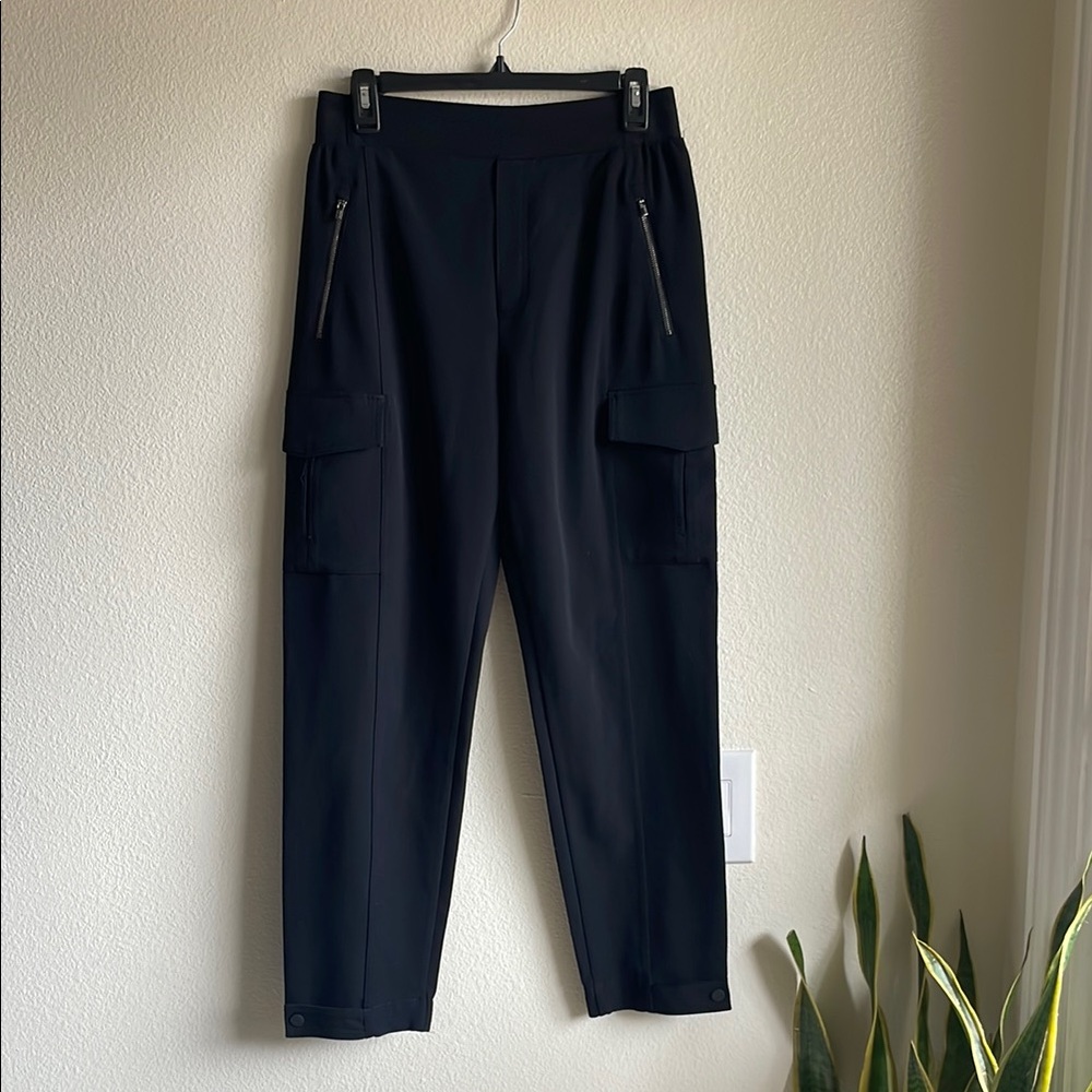 Athleta ENDLESS HIGH RISE CARGO PANT Black 8 - Picture 3 of 7